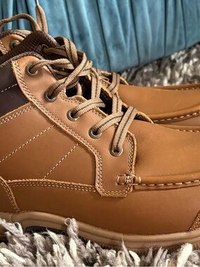 Men’s orthopedic adaptive boots slip on zip up backing extra wide cushion 8.5